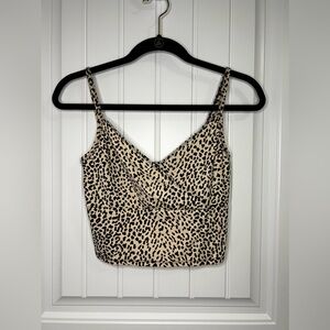 Shein Leopard Print Crop Top